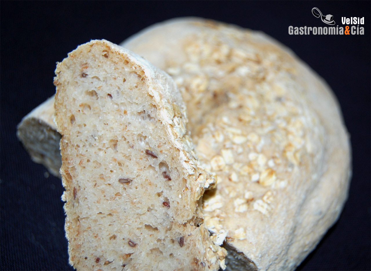 Pan de avena y linaza