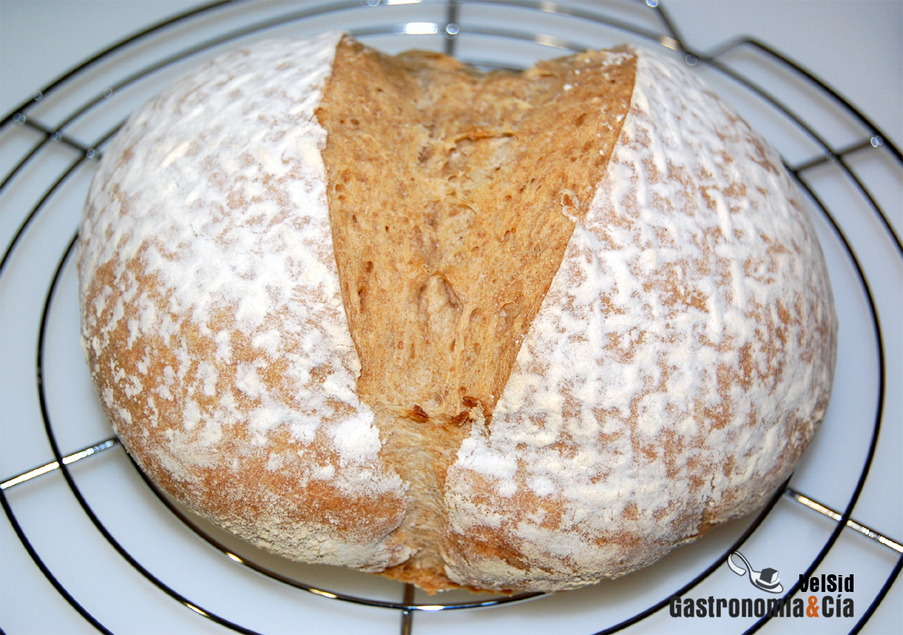 Pan de centeno integral y trigo 