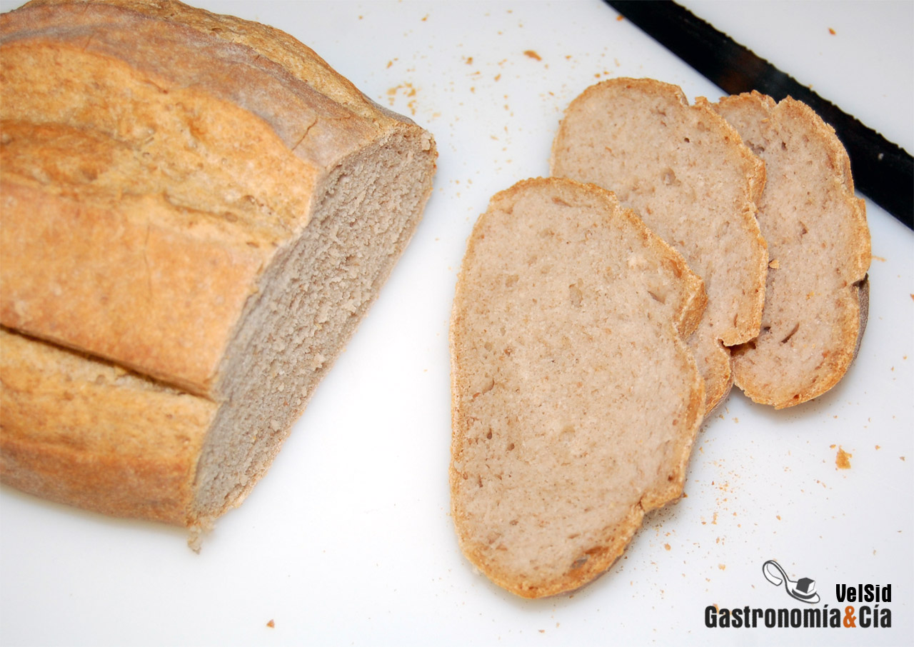 Pan de centeno integral y trigo 