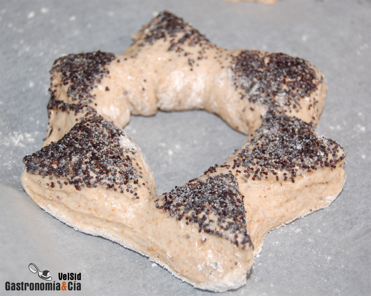 Pan integral Estrellas de amapola