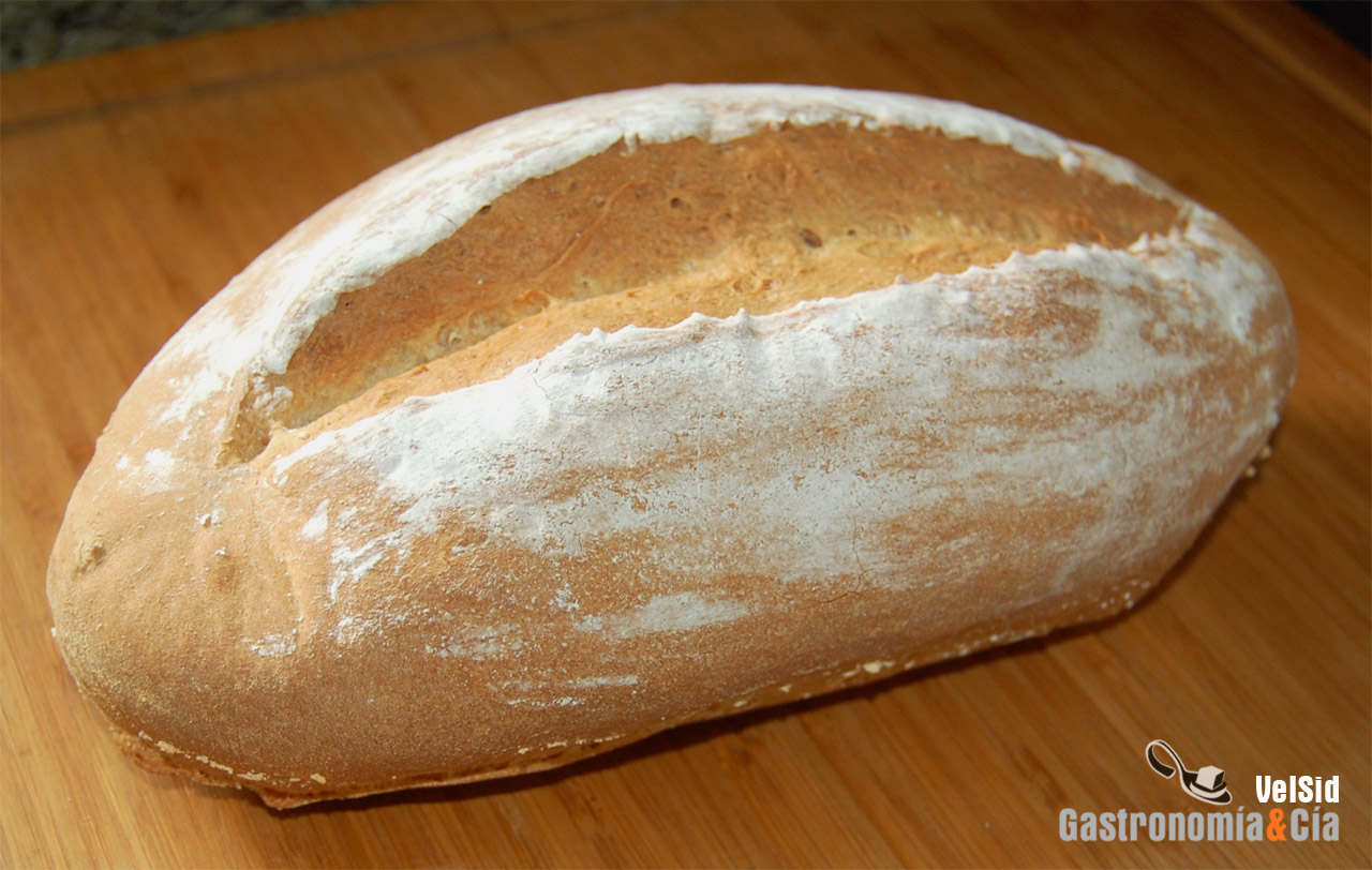 Pan fácil con masa madre