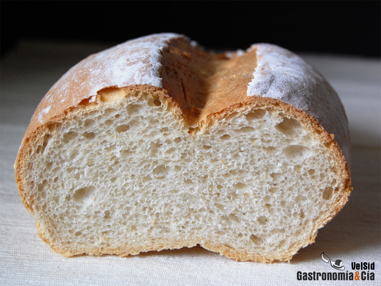 Pan fácil con masa madre