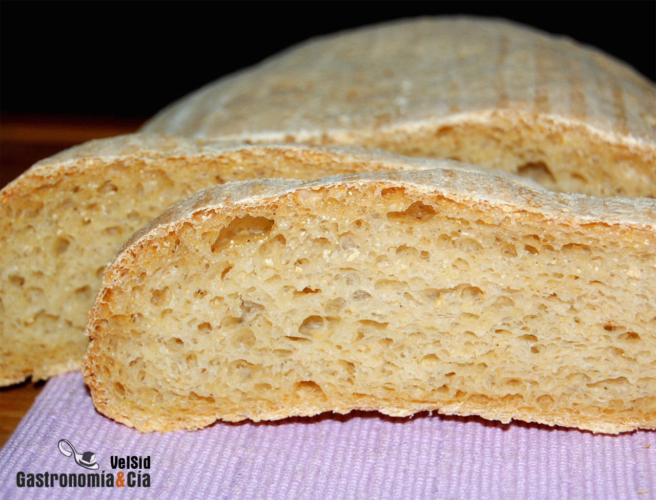 Pan con gofio de maíz