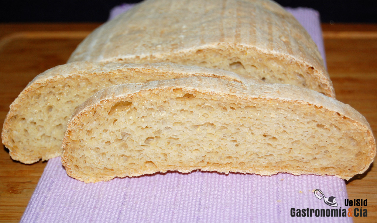 Pan con gofio de maíz