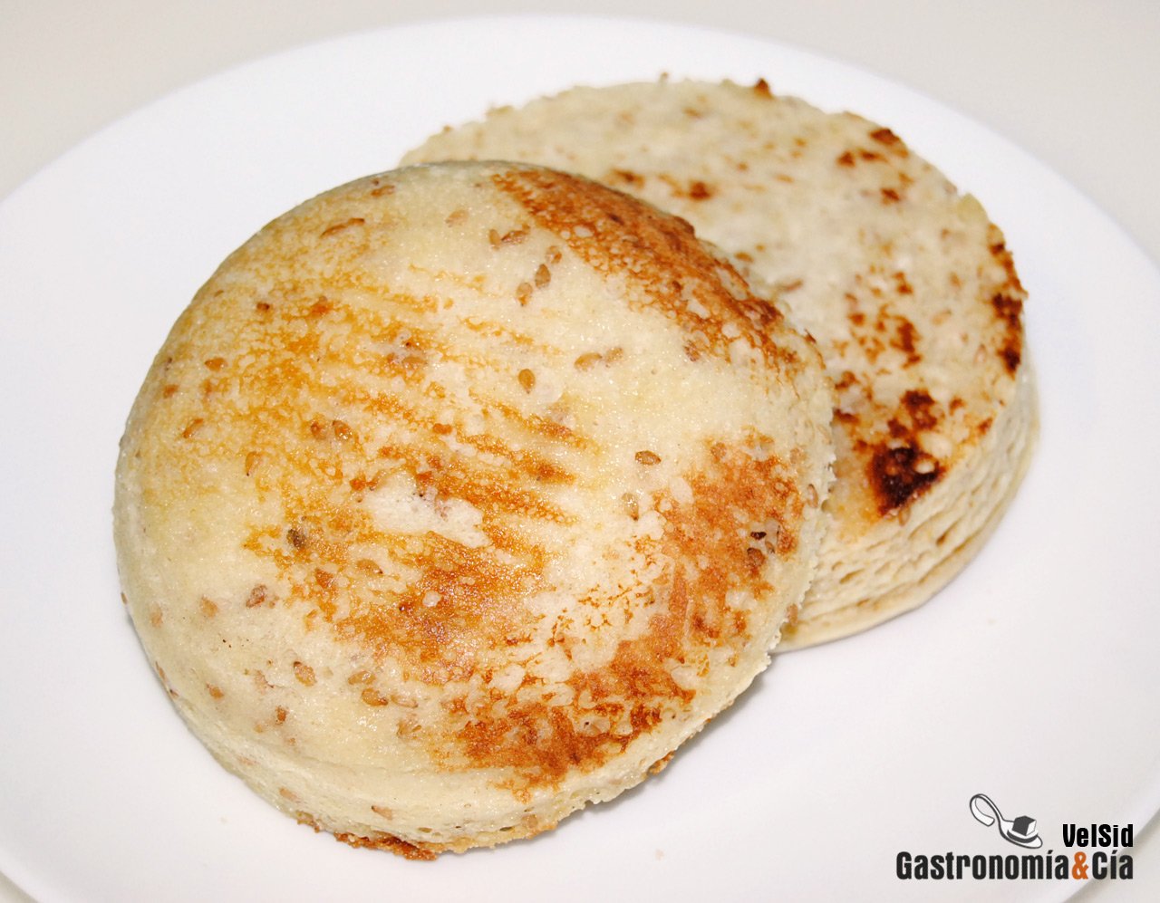 Pan de hamburguesa en microondas