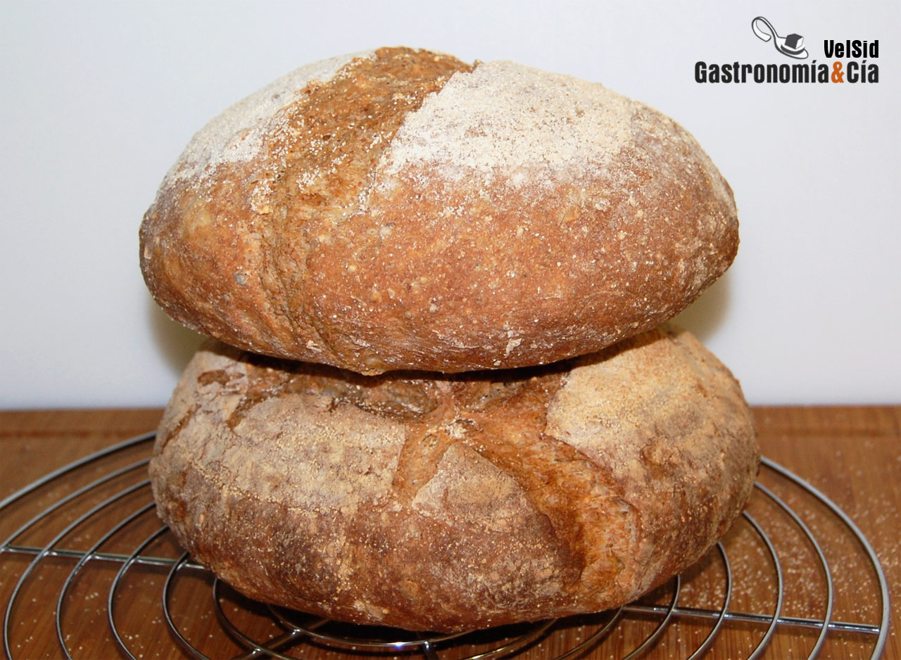 Pan con harina de centeno, pipas, linaza y mijo