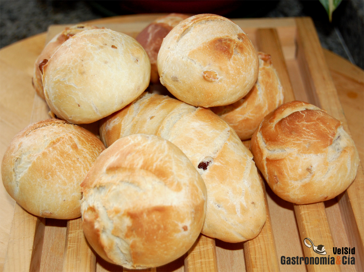 Pan de nueces y pasas