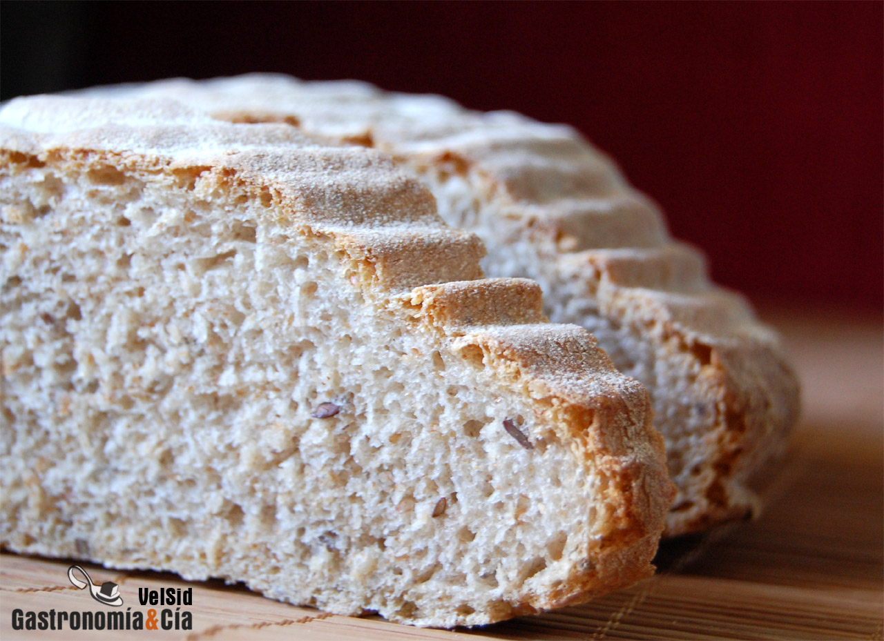 Pan de centeno con sésamo y linaza
