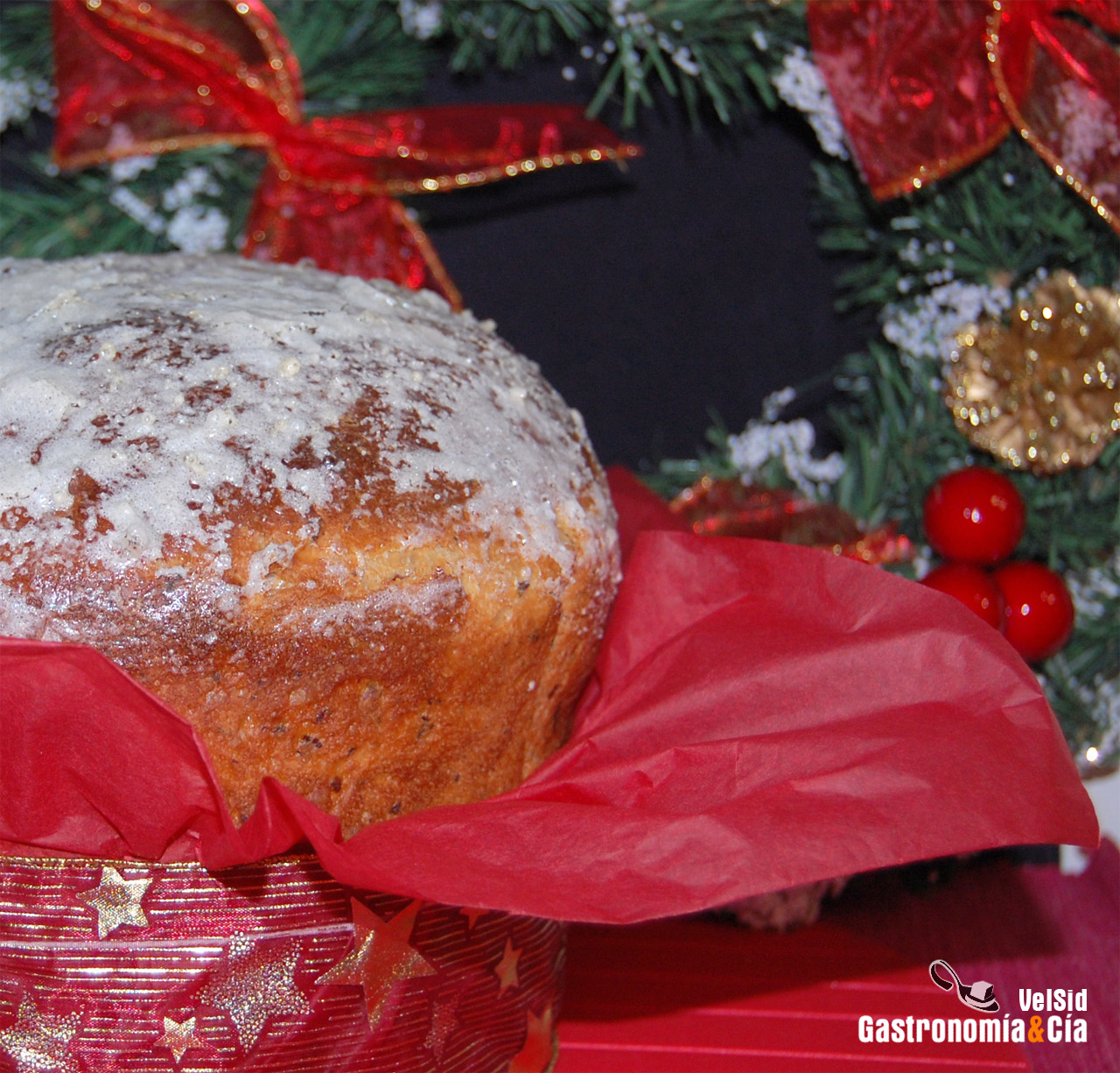 Panettone de frutos secos