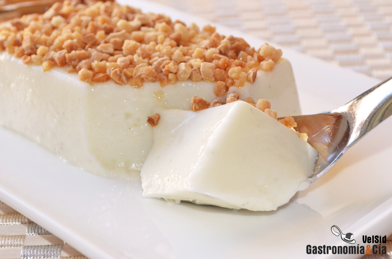 Panna cotta de queso