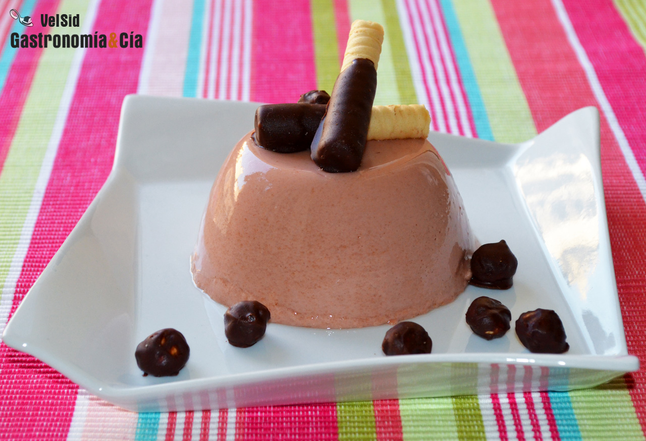 Panna cotta de cerezas