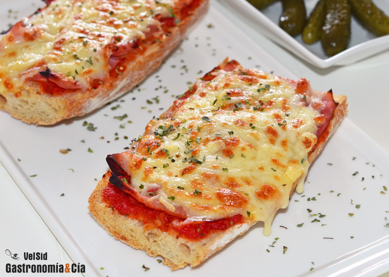 Cómo hacer pan pizza en cinco minutos