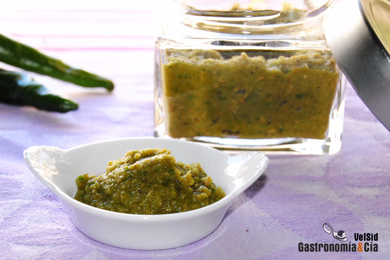 Pasta de curry verde casera