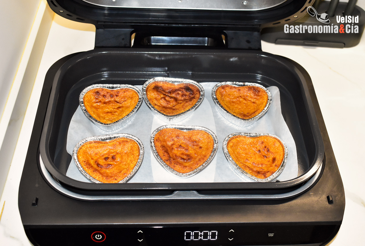 Pastelitos cremosos de boniato y coco