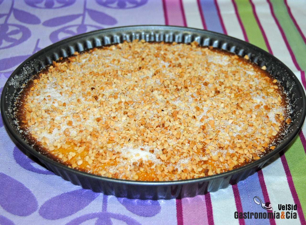 Pastel de sémola con almendras