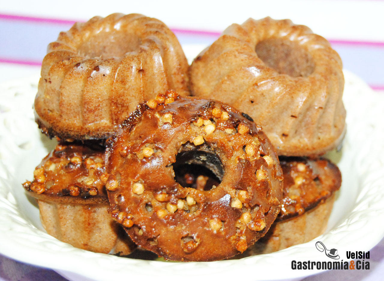 Pastelitos de chocolate con arroz inflado