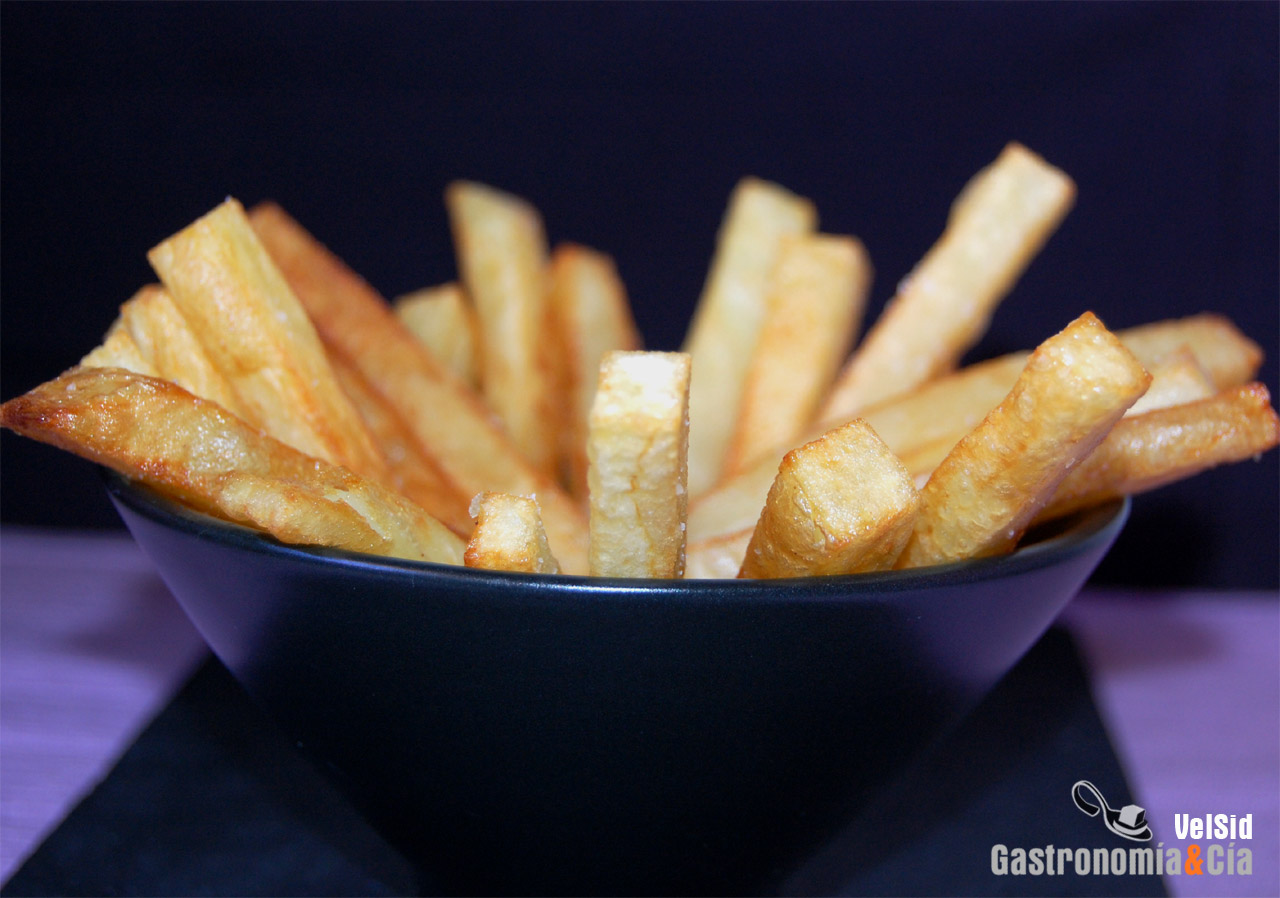 Cómo hacer patatas fritas crujientes