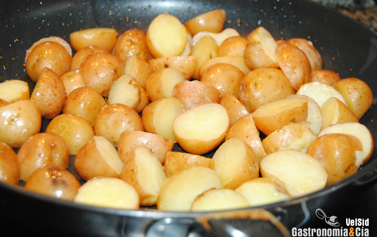 Patatas de Jijona salteadas