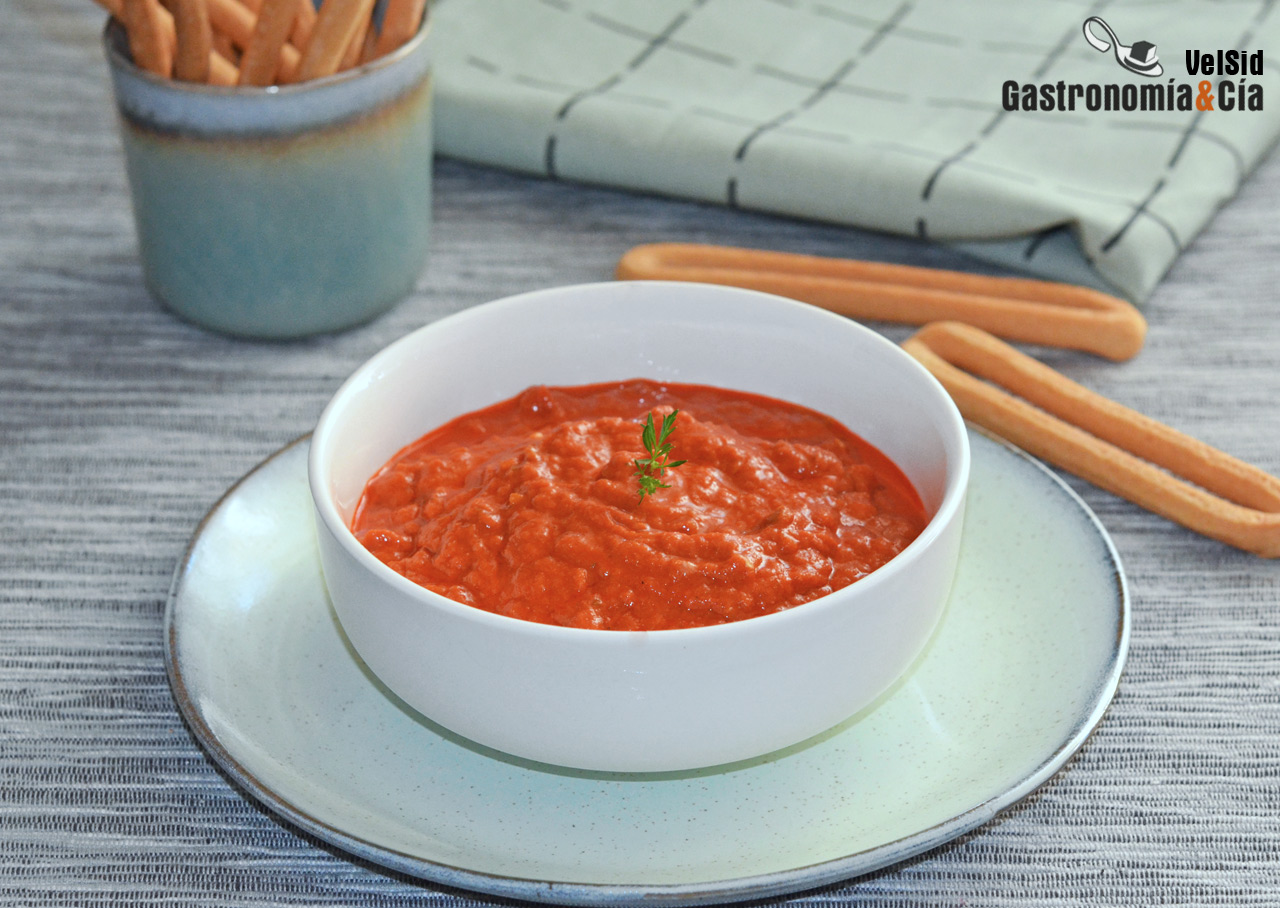 Paté de pimientos y atún