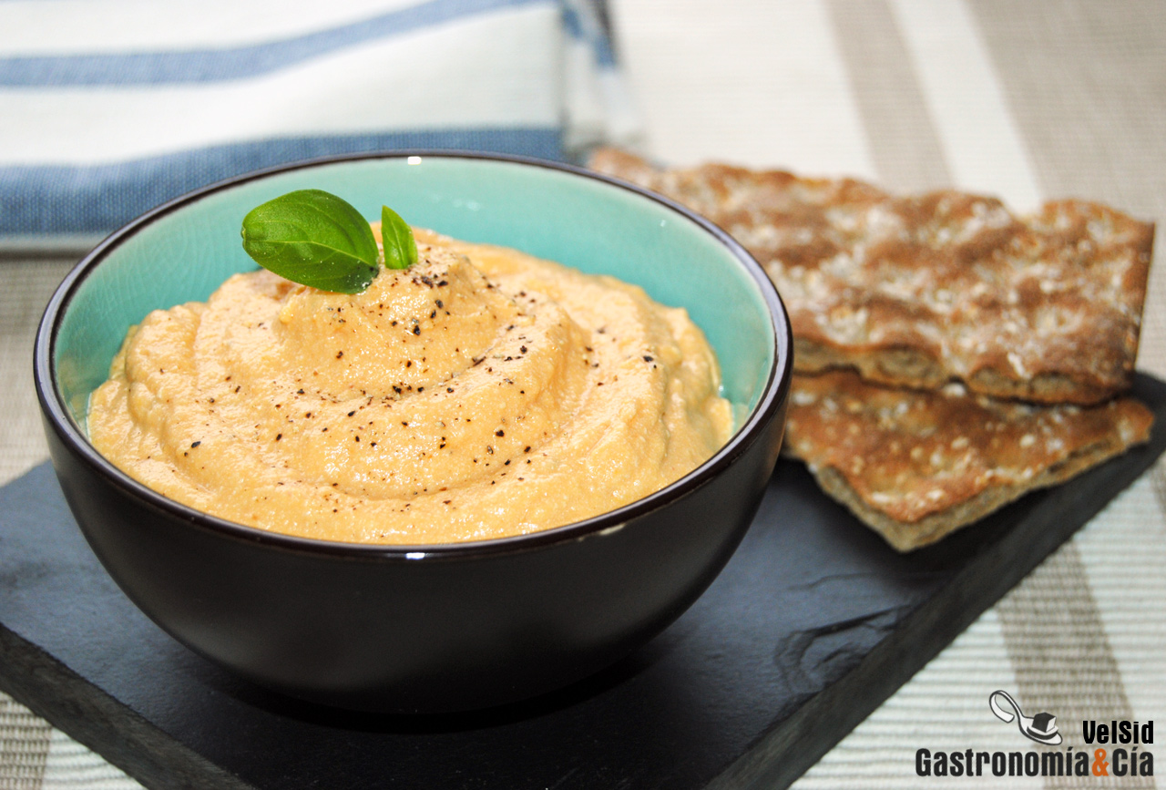 Paté de calabaza y tofu ahumado
