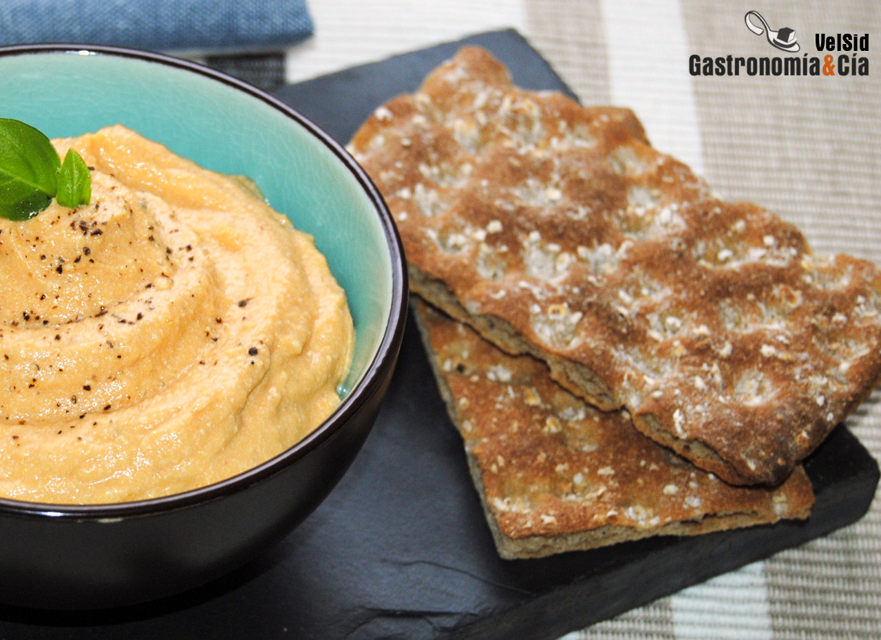 Paté de calabaza y tofu ahumado