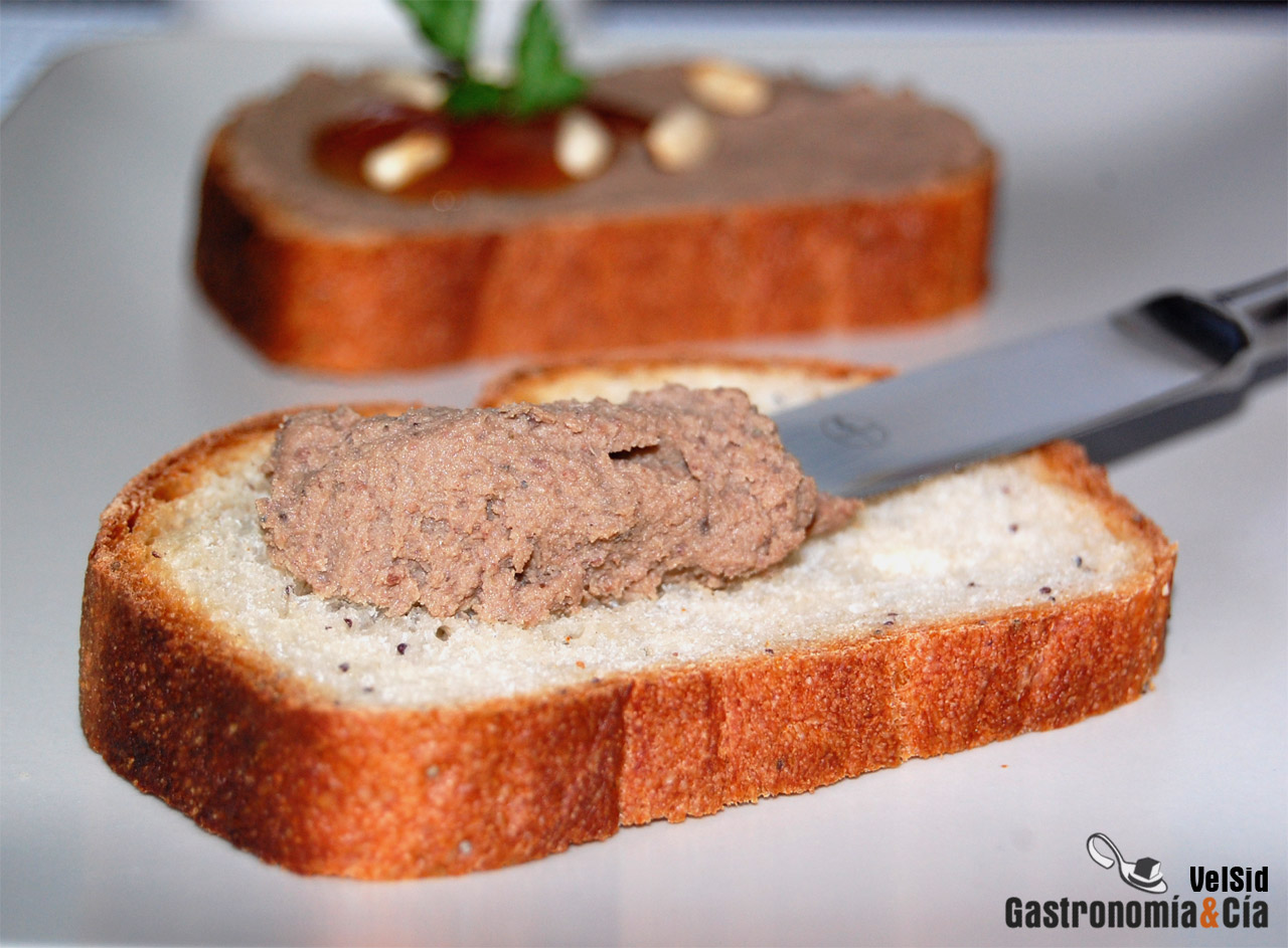 Paté de hígado de conejo