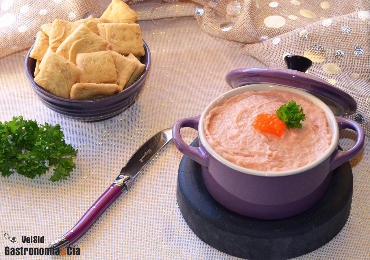 Crema de salmón casero