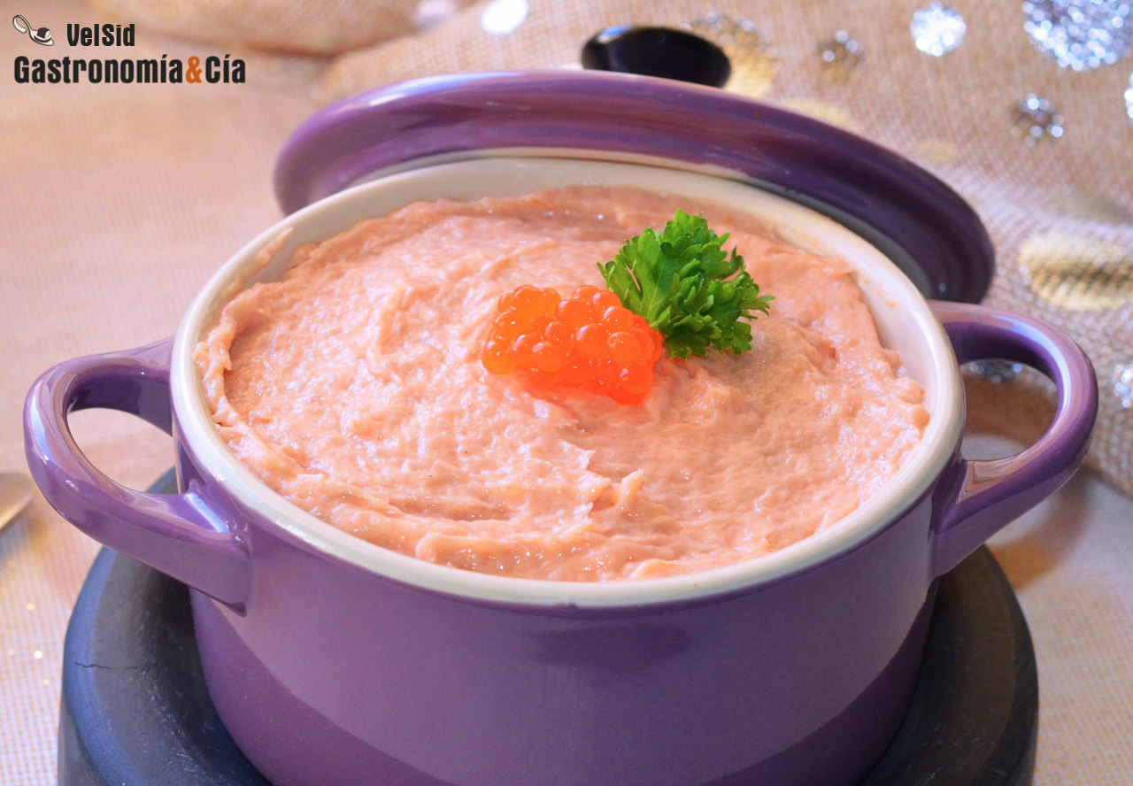 Crema de salmón casero