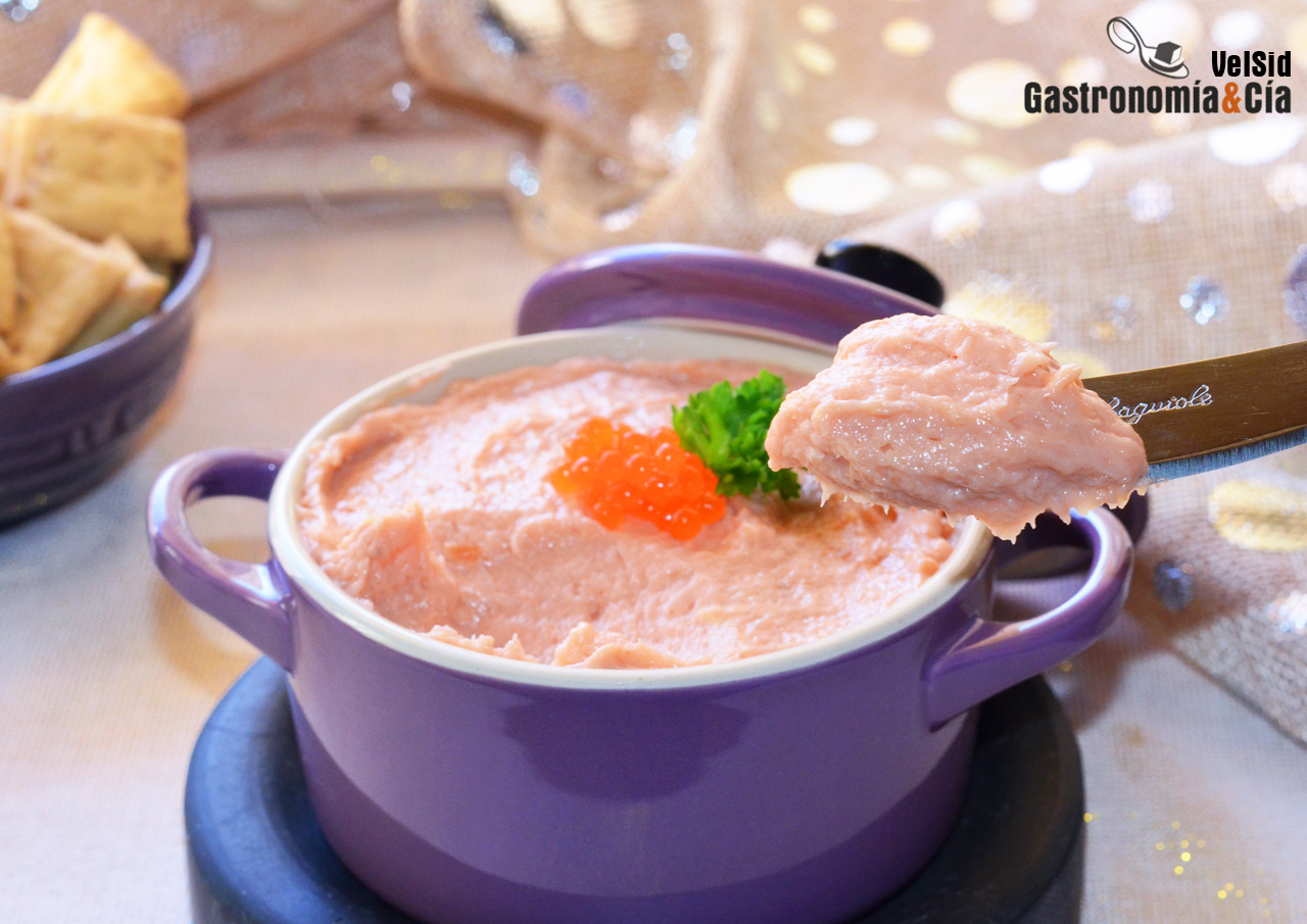 Crema de salmón casero