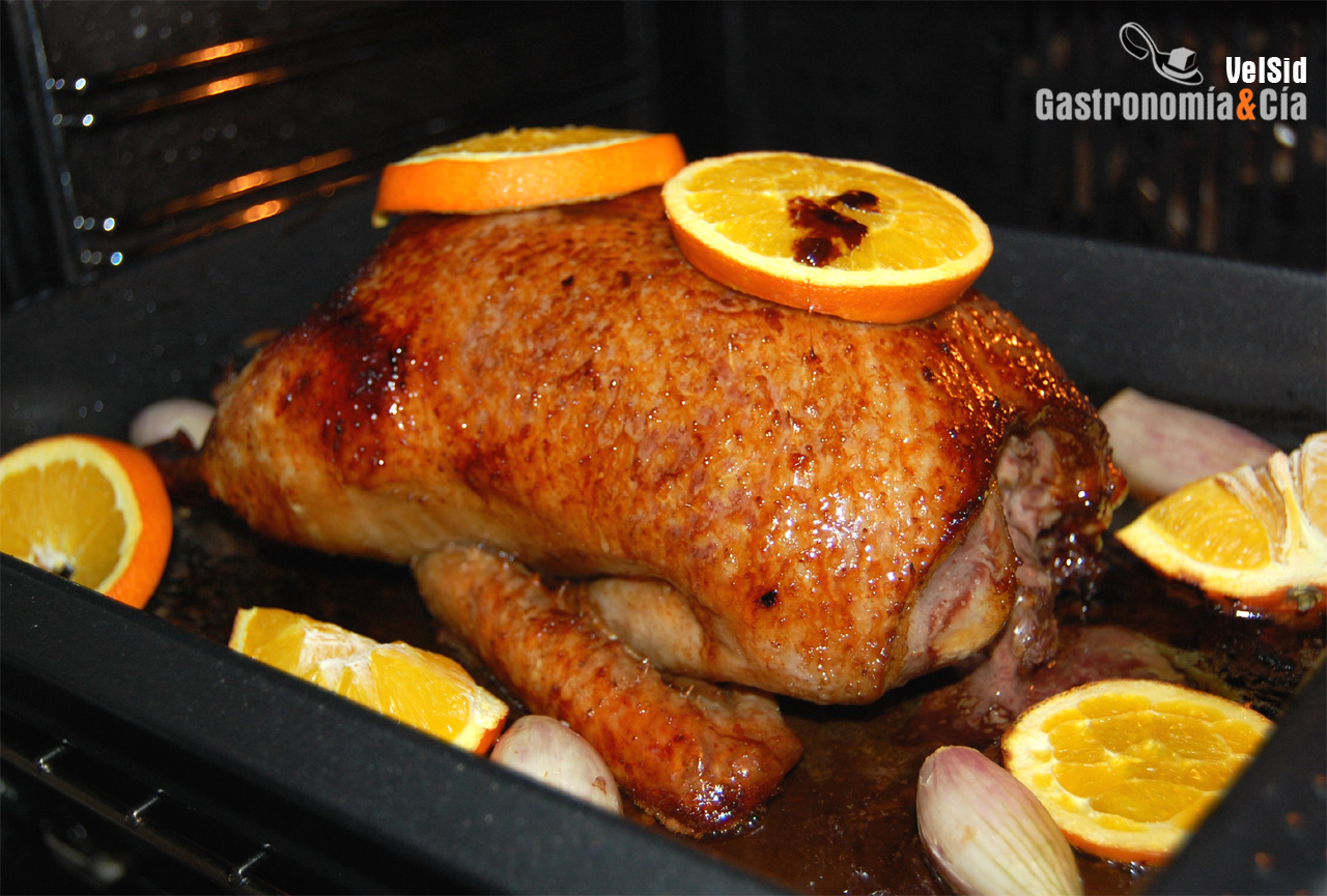 Pato a la naranja