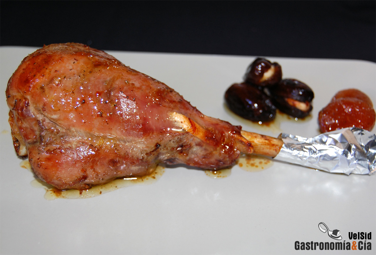 Pavo a la naranja y miel