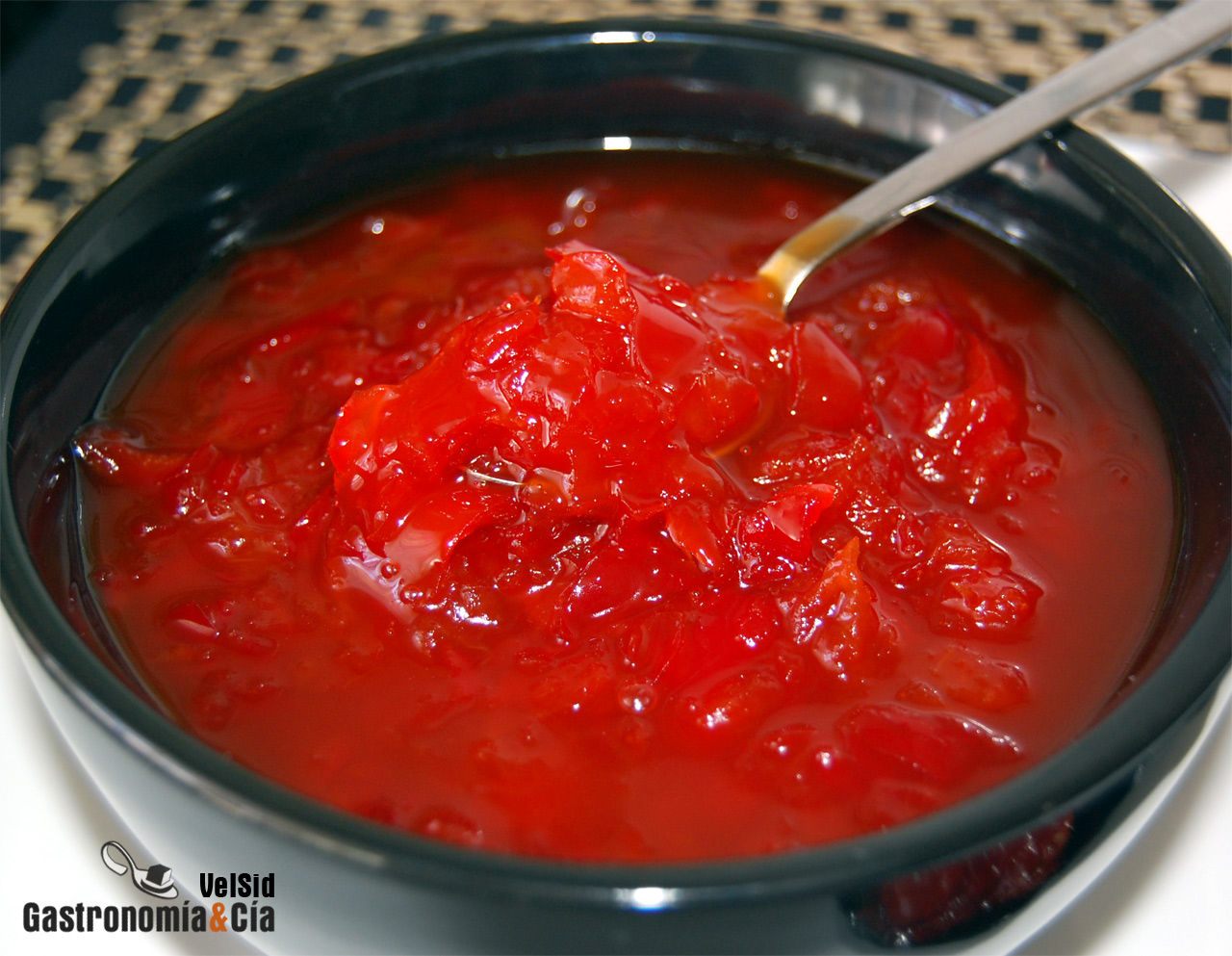 Pimientos confitados