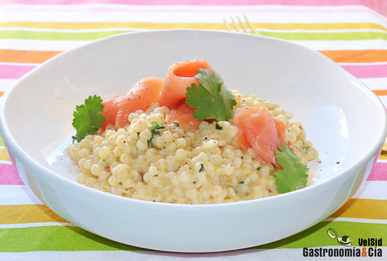 Piombi con leche de coco y salmón