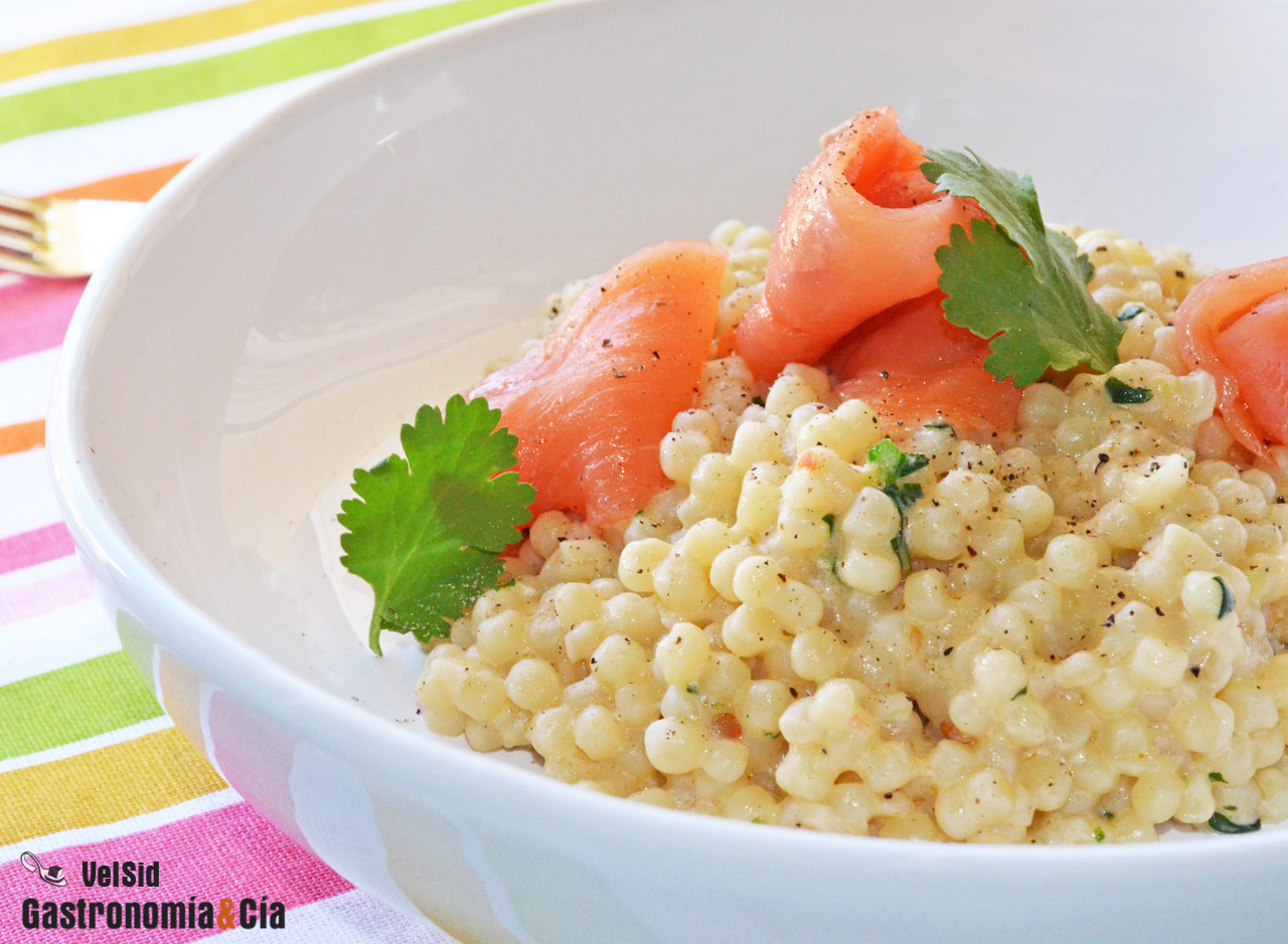 Piombi con leche de coco y salmón