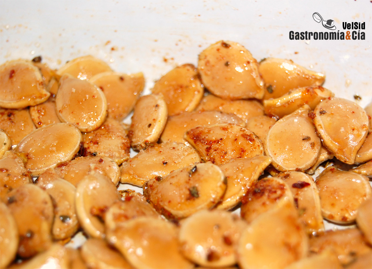 Pipas de calabaza tostadas