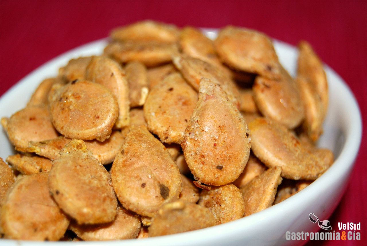 Pipas de calabaza tostadas