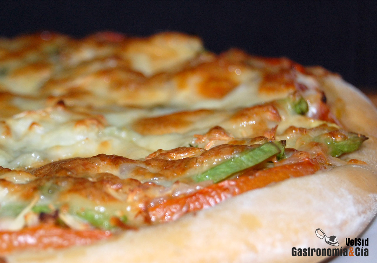 Pizza de aguacate