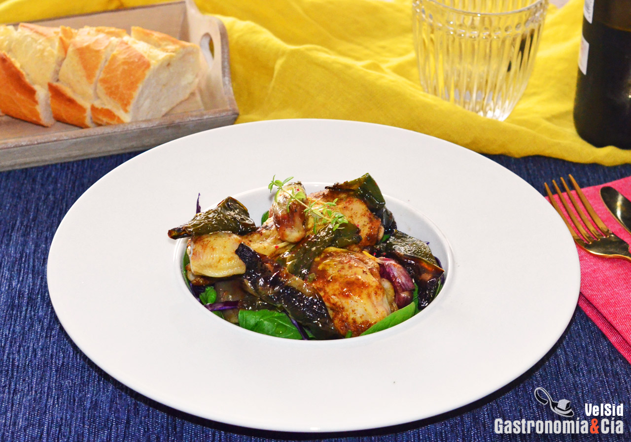 Muslos de pollo con ras el hanout