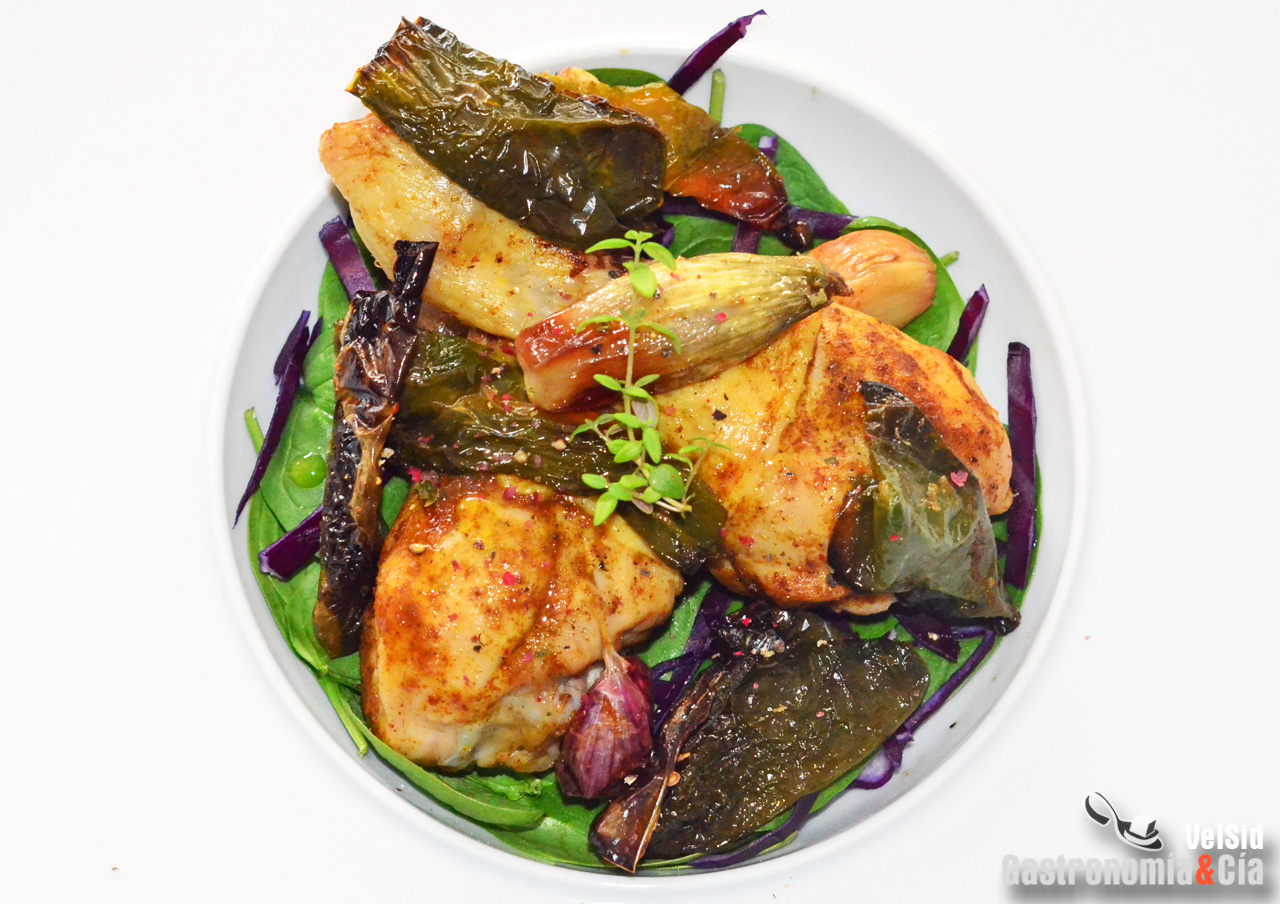 Muslos de pollo con ras el hanout