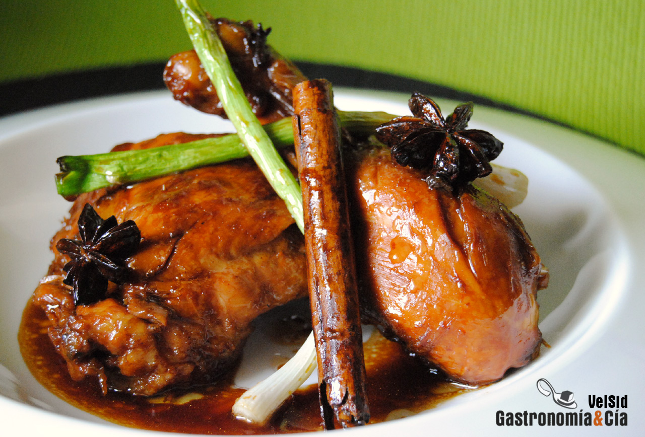 Receta de Muslos de pollo rojos