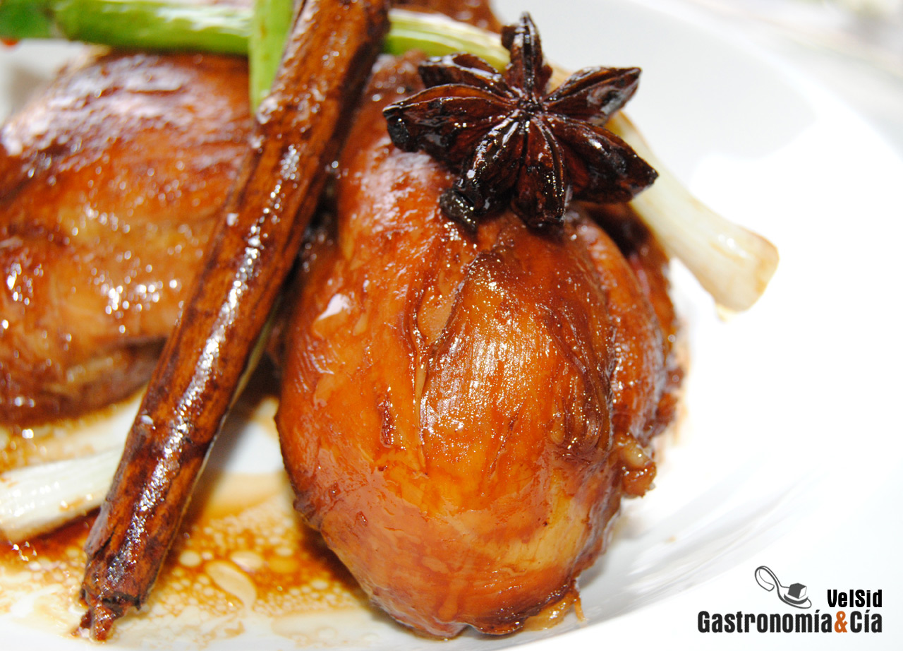 Receta de Muslos de pollo rojos