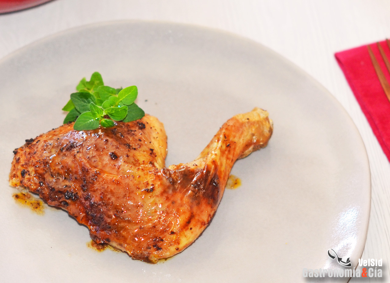 Pollo churrasco o mariposa en freidora de aire 