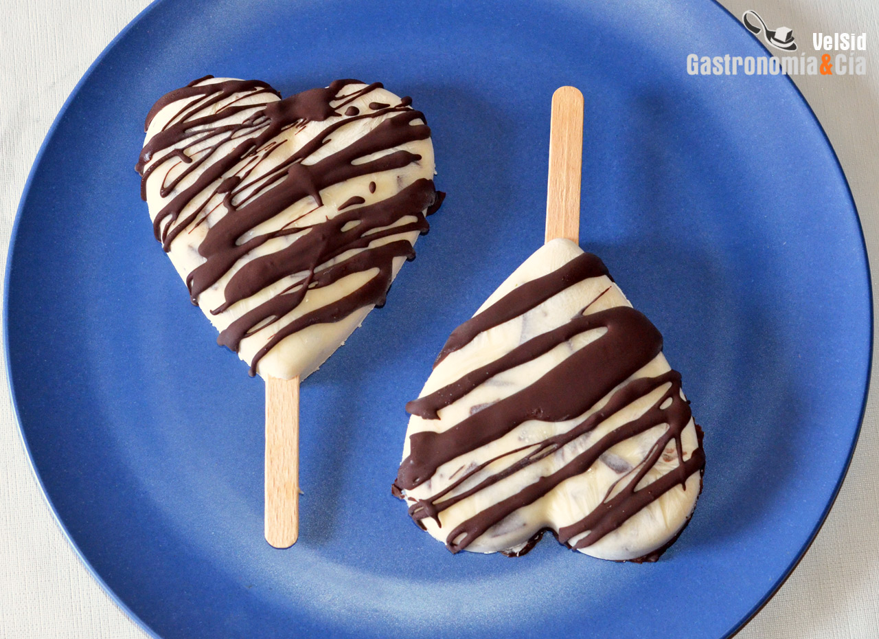 Minimagnum de mascarpone y chocolate