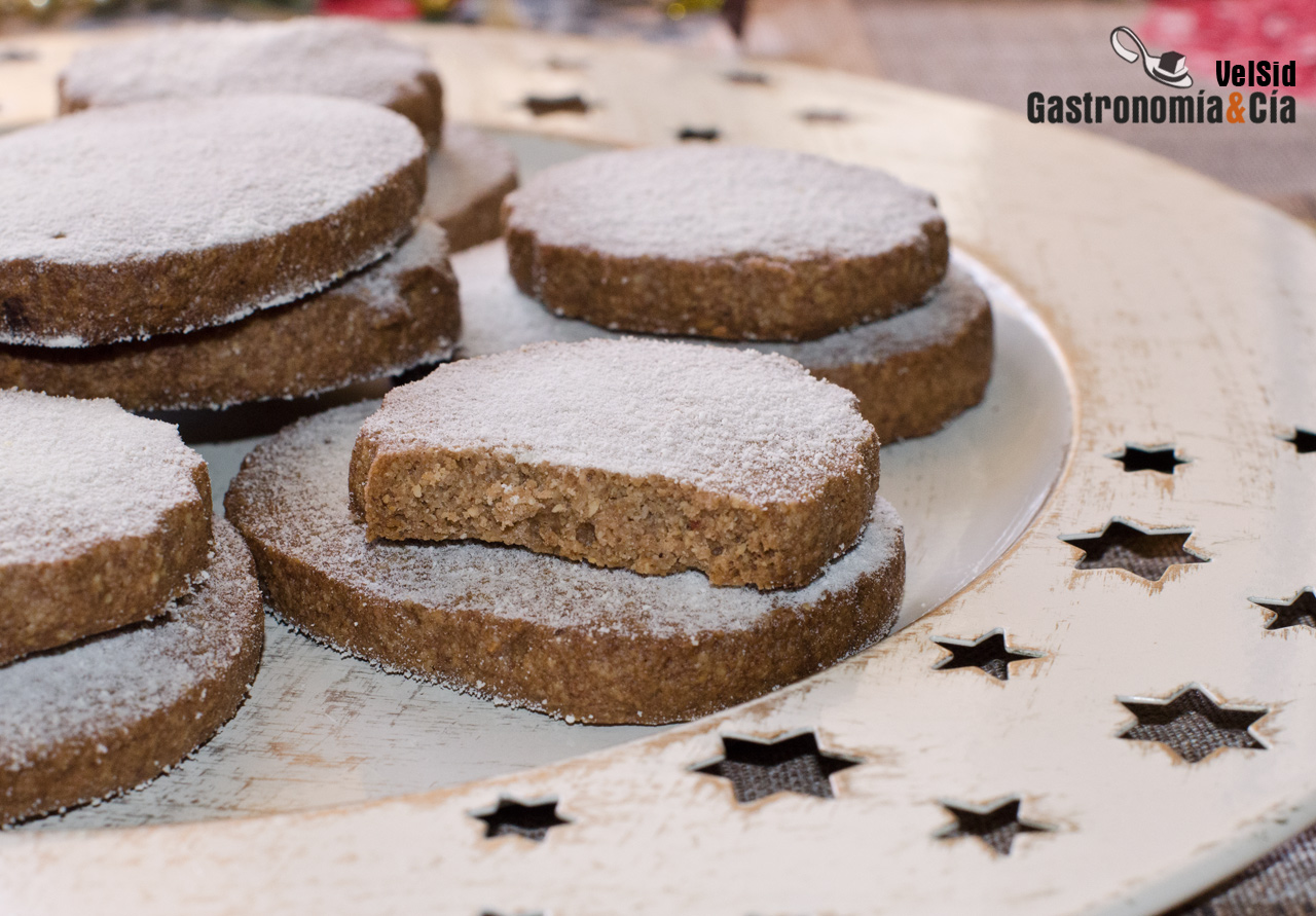 Polvorones de almendra y avena