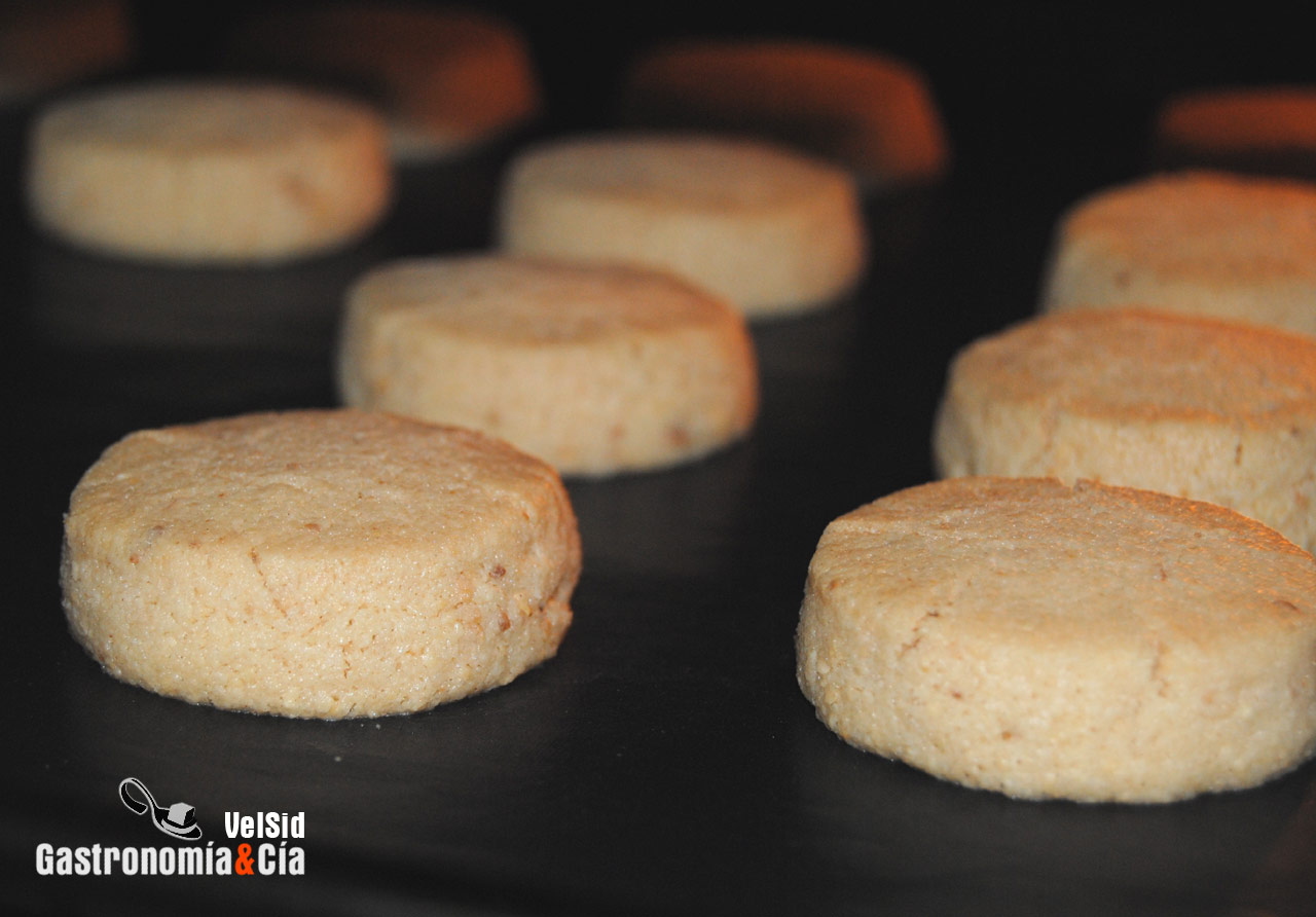 Receta de Polvorones de avellana