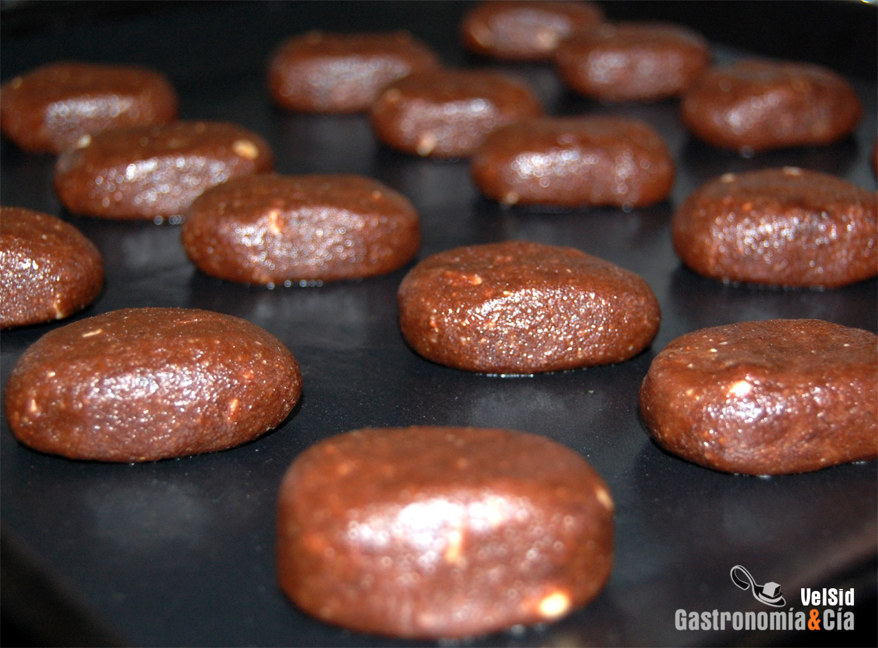 Polvorones de chocolate