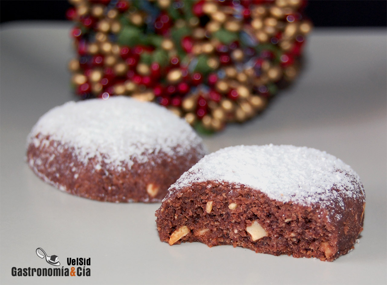 Polvorones de chocolate