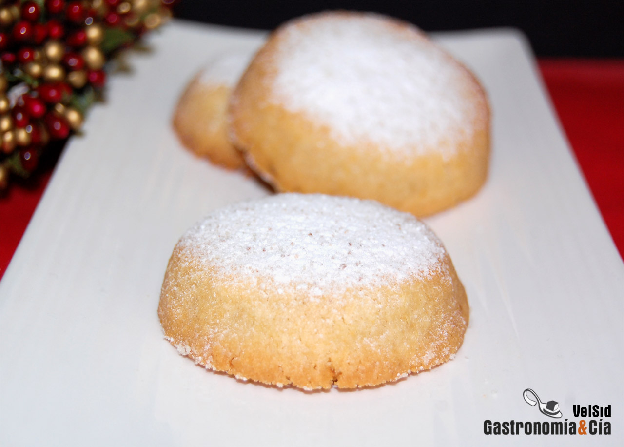 Polvorones de jengibre y naranja