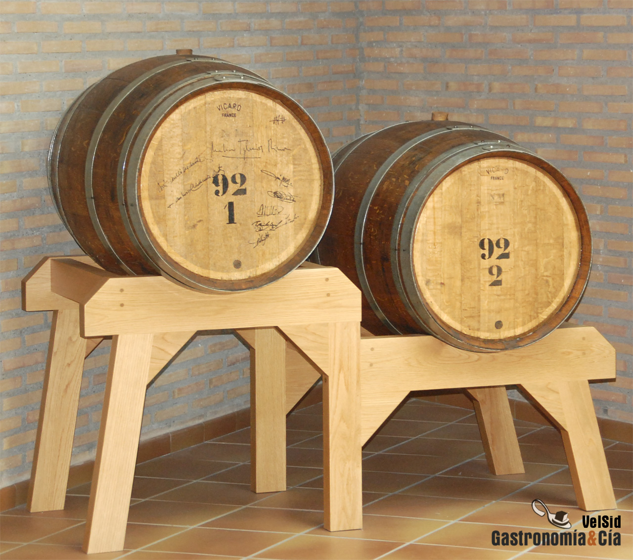 Las primeras barricas de Enate