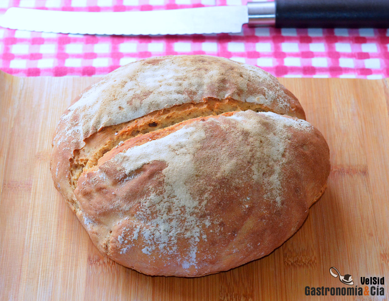 Receta para pan con masa madre natural